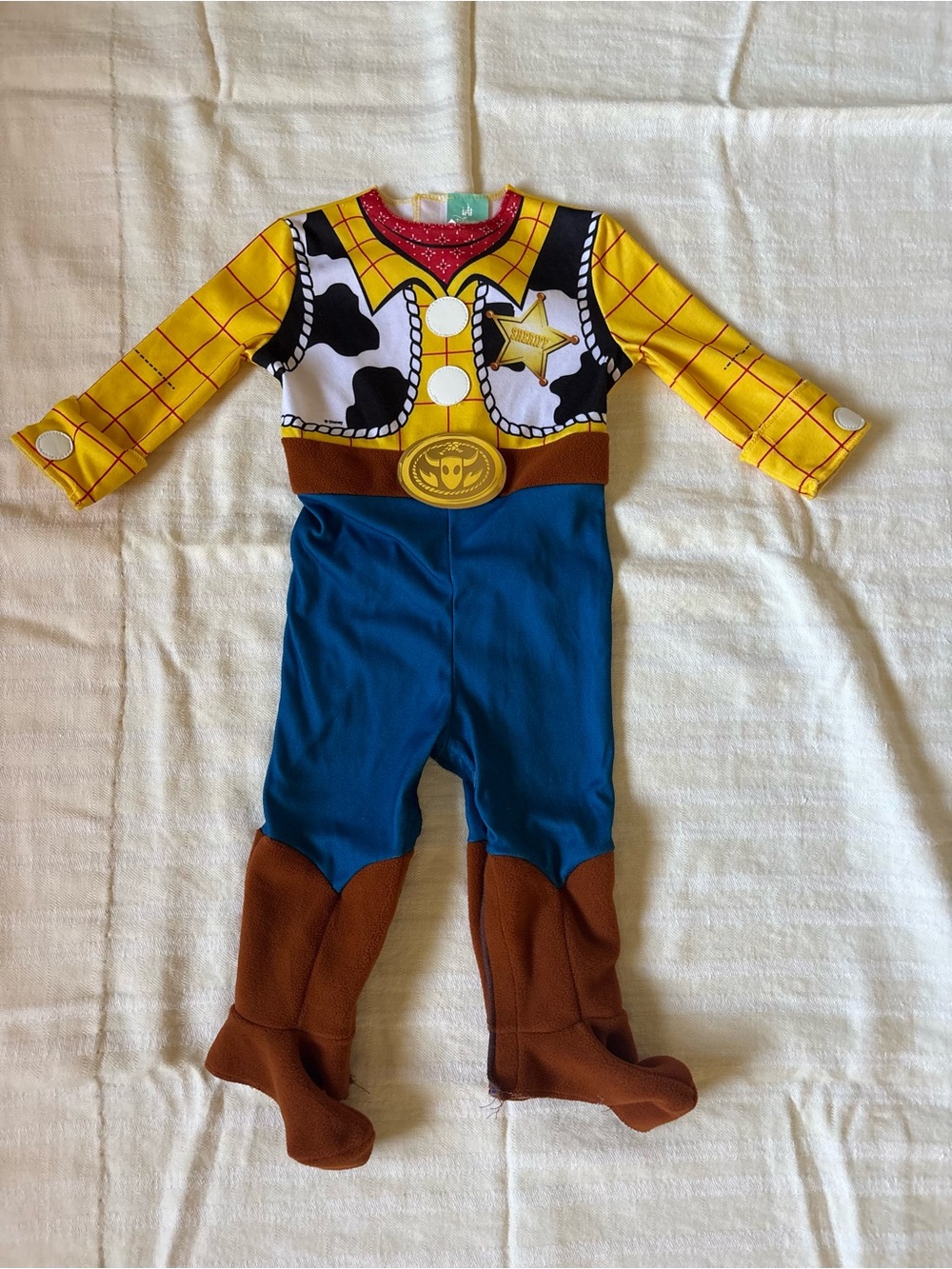 Disney Store Baby - Toy Story Woody One Piece Costume Sleeper 12-18 Months